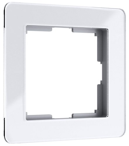 Рамка универсальная Werkel Acrylic 1-м. стекло белый фото Рамка универсальная Werkel Acrylic 1-м. стекло белый картинка